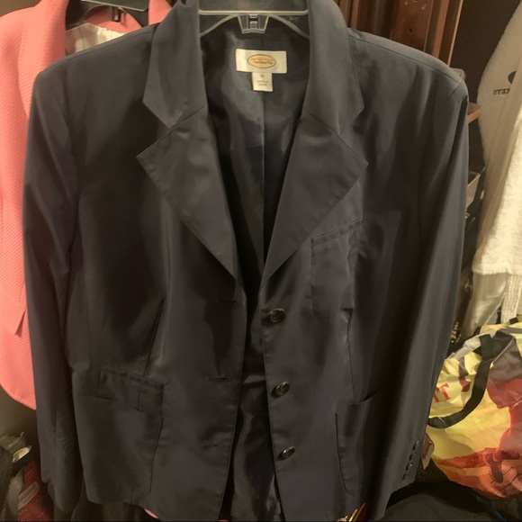 Talbots, Ladies Short Navy Blue Jacket - Picture 2 of 5